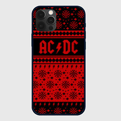 Чехол iPhone 12 Pro Max ACDC christmas sweater