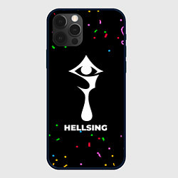 Чехол для iPhone 12 Pro Max Hellsing конфети, цвет: 3D-черный