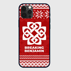 Чехол iPhone 12 Pro Max Новогодний Breaking Benjamin