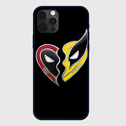 Чехол iPhone 12 Pro Max Deadpool and Wolverine best friends