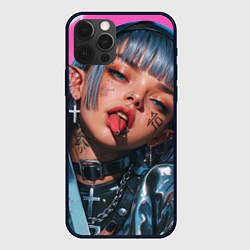 Чехол iPhone 12 Pro Max Future samurai pink girl