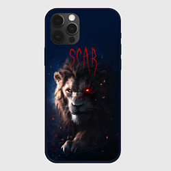 Чехол для iPhone 12 Pro Max The Lion King - Scar, цвет: 3D-черный