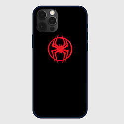 Чехол iPhone 12 Pro Max Miles Morales - logo