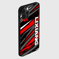 Чехол для iPhone 12 Pro Max Lixiang - агрессивный красный, цвет: 3D-черный — фото 2