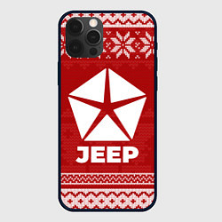 Чехол iPhone 12 Pro Max Новогодний Jeep