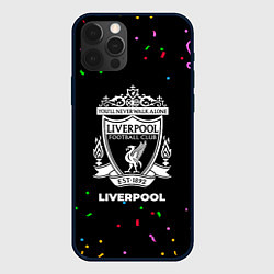 Чехол iPhone 12 Pro Max Liverpool конфети