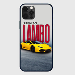 Чехол iPhone 12 Pro Max Итальянский суперкар Lambo Huracan