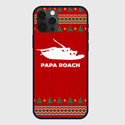 Чехол iPhone 12 Pro Max Papa Roach new year