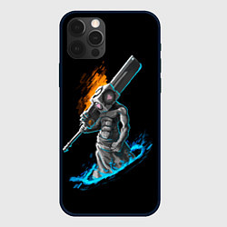 Чехол для iPhone 12 Pro Max Пирамидоголовый из Portal, цвет: 3D-черный