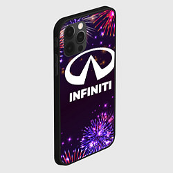 Чехол для iPhone 12 Pro Max Праздничный Infiniti, цвет: 3D-черный — фото 2