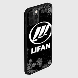 Чехол для iPhone 12 Pro Max Снежный Lifan, цвет: 3D-черный — фото 2