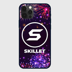 Чехол для iPhone 12 Pro Max Праздничный Skillet, цвет: 3D-черный