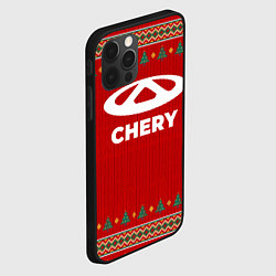 Чехол для iPhone 12 Pro Max Chery new year, цвет: 3D-черный — фото 2
