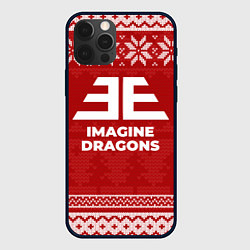 Чехол iPhone 12 Pro Max Новогодний Imagine Dragons