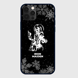 Чехол iPhone 12 Pro Max Снежный Iron Maiden