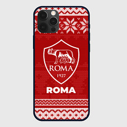 Чехол для iPhone 12 Pro Max Новогодний Roma, цвет: 3D-черный