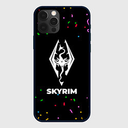 Чехол iPhone 12 Pro Max Skyrim конфети