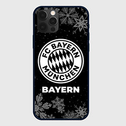 Чехол для iPhone 12 Pro Max Снежный Bayern, цвет: 3D-черный