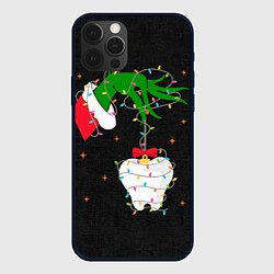 Чехол iPhone 12 Pro Max Гринч похищает у зубной феи