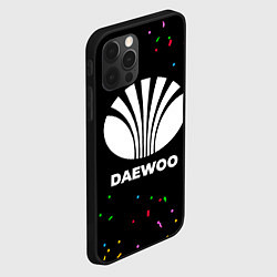 Чехол для iPhone 12 Pro Max Daewoo конфети, цвет: 3D-черный — фото 2