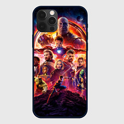 Чехол iPhone 12 Pro Max Супергерои Avengers infinity war