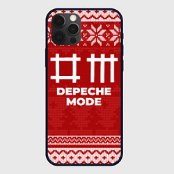 Чехол iPhone 12 Pro Max Новогодний Depeche Mode