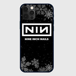 Чехол для iPhone 12 Pro Max Снежный Nine Inch Nails, цвет: 3D-черный