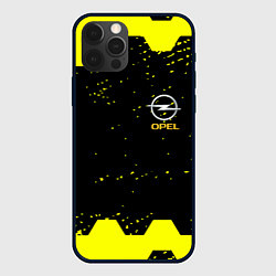 Чехол iPhone 12 Pro Max Opel auto hexagon steel