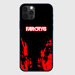 Чехол для iPhone 12 Pro Max Farcry6 краски красные, цвет: 3D-черный