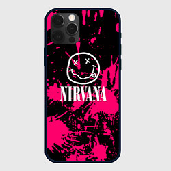 Чехол iPhone 12 Pro Max Nirvana pink color