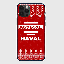 Чехол iPhone 12 Pro Max Новогодний Haval с оленями