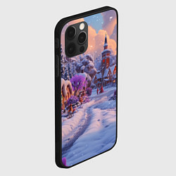 Чехол для iPhone 12 Pro Max Тропинка к новому году, цвет: 3D-черный — фото 2