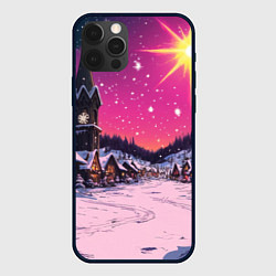 Чехол iPhone 12 Pro Max Закат рождества