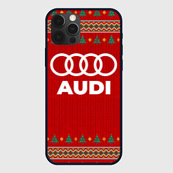 Чехол iPhone 12 Pro Max Audi new year