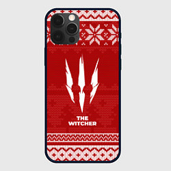 Чехол iPhone 12 Pro Max Новогодний The Witcher