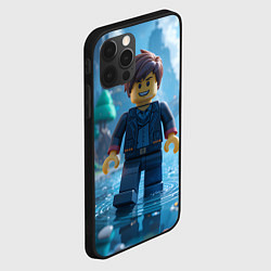 Чехол для iPhone 12 Pro Max Роблокс человек дождя, цвет: 3D-черный — фото 2