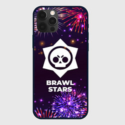 Чехол iPhone 12 Pro Max Праздничный Brawl Stars