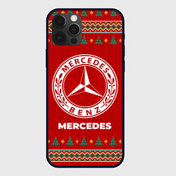 Чехол iPhone 12 Pro Max Mercedes new year