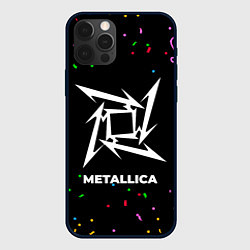 Чехол iPhone 12 Pro Max Metallica конфети