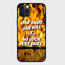 Чехол iPhone 12 Pro Max Counter Strike - motto flame