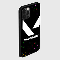 Чехол для iPhone 12 Pro Max Valorant конфети, цвет: 3D-черный — фото 2