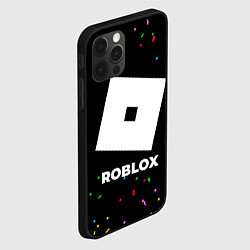 Чехол для iPhone 12 Pro Max Roblox конфети, цвет: 3D-черный — фото 2