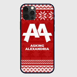 Чехол iPhone 12 Pro Max Новогодний Asking Alexandria