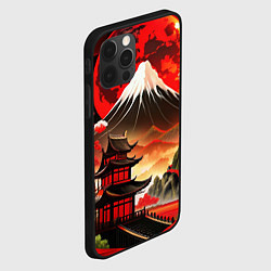 Чехол для iPhone 12 Pro Max Коллаж Японской природы, цвет: 3D-черный — фото 2