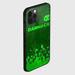 Чехол для iPhone 12 Pro Max DanMachi - green gradient посередине, цвет: 3D-черный — фото 2