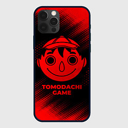 Чехол iPhone 12 Pro Max Tomodachi Game - red gradient