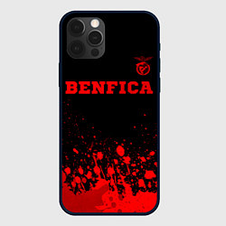 Чехол iPhone 12 Pro Max Benfica - red gradient посередине