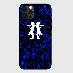 Чехол iPhone 12 Pro Max Hunter x Hunter blue energy