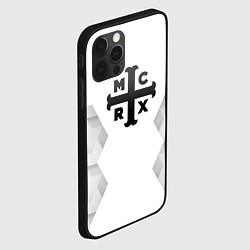Чехол для iPhone 12 Pro Max My Chemical Romance white poly, цвет: 3D-черный — фото 2