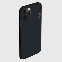 Чехол для iPhone 12 Pro Max Вязью Татьяна - красная надпись, цвет: 3D-черный — фото 2